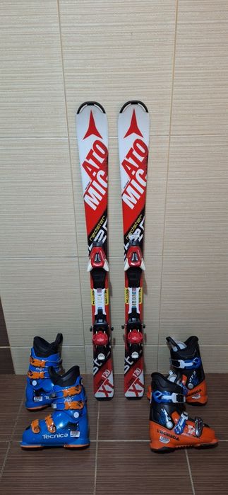 Schiuri 120cm Atomic XT -clapari ski-casca-bete