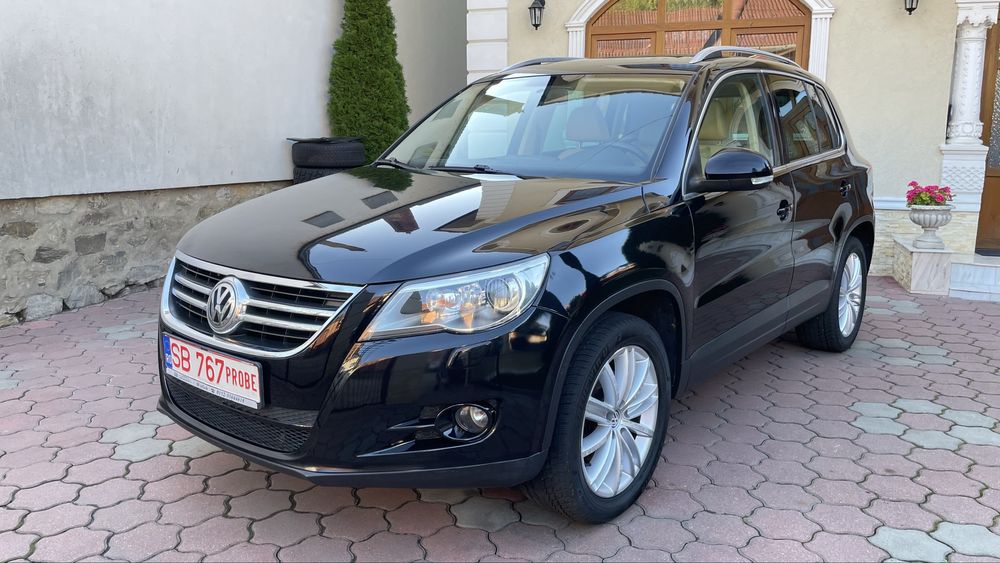 VW Tiguan,2.0tdi,Piele crem,4x4,euro5*Garantie*Rate*