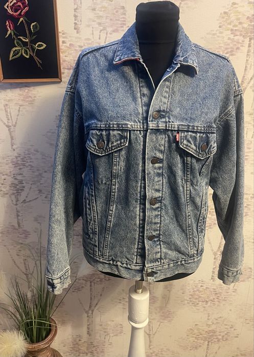 Geaca denim groasa/vintage/dama Levi’s marimea S oversize