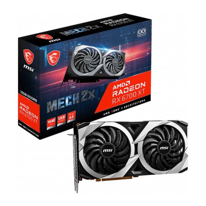 Placa video MSI Radeon RX 6700 XT MECH 2X OC 12GB GDDR6 1‎92-bit