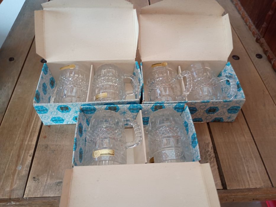 Set 6 halbe cristal