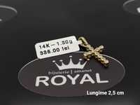 Bijuteria Royal: Pandantiv cruciuliță aur 14k/1.30gr