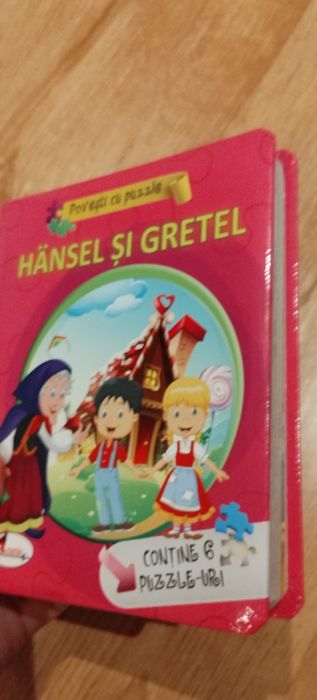 Carte pentru copii, Hansel și gretel cu puzzle