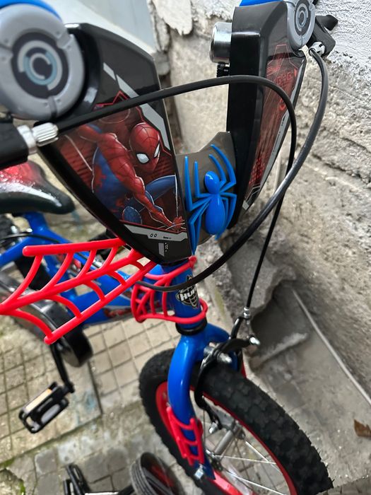 Детско колело Spider Man с помощни гуми