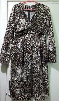 Тигровый платье размер 46 48