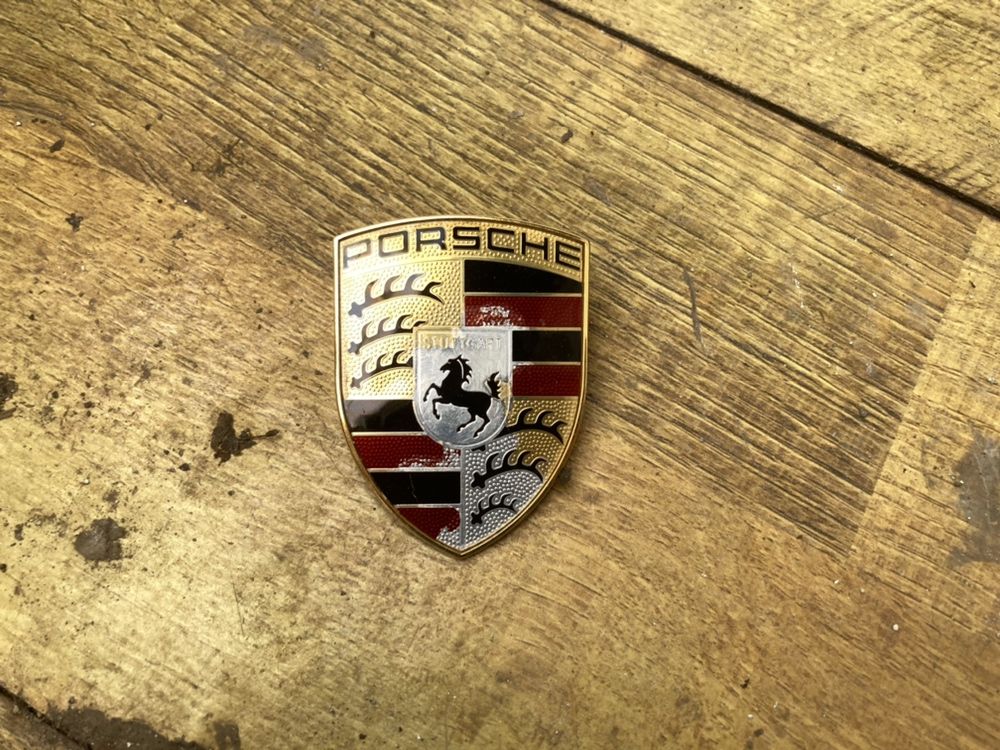 Emblema Porsche panamera Macan sigla capota