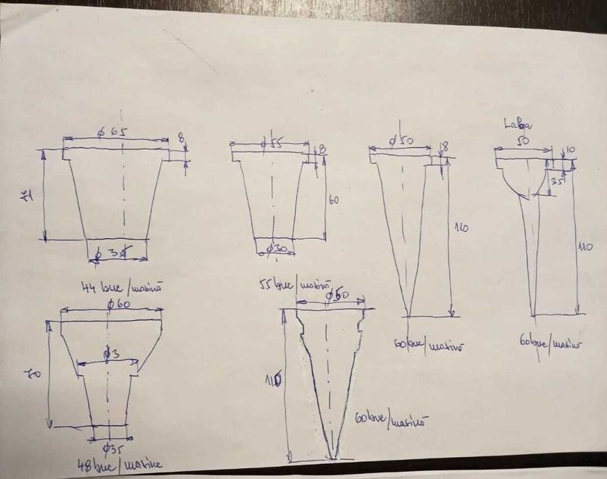 Masini de cornet inghetata forma pahar 2 tipuri si con 2 tipuri