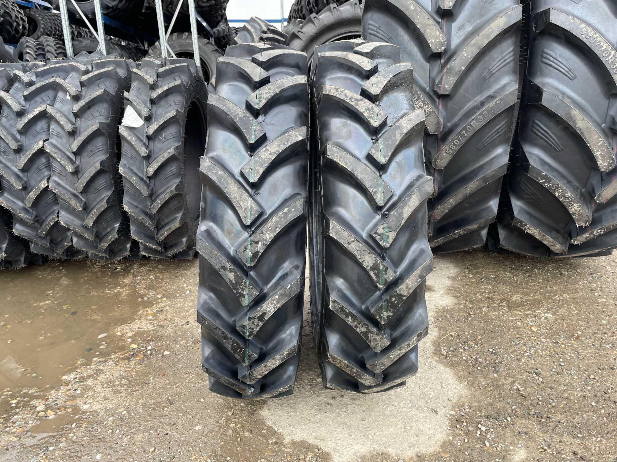 9.5-24 cu 8 pliuri anvelope noi pentru tractor fata marca OZKA