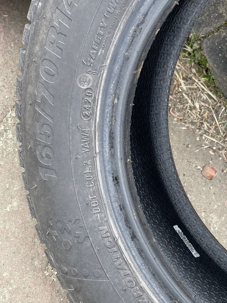 4бр. Зимни Гуми Kumho Като Нови 165/70 R14