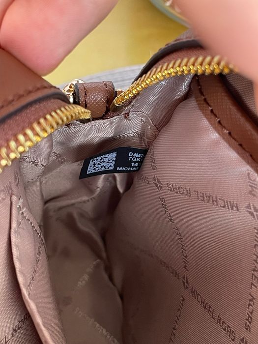 Дамска чанта Michael Kors Jet black Vanilla