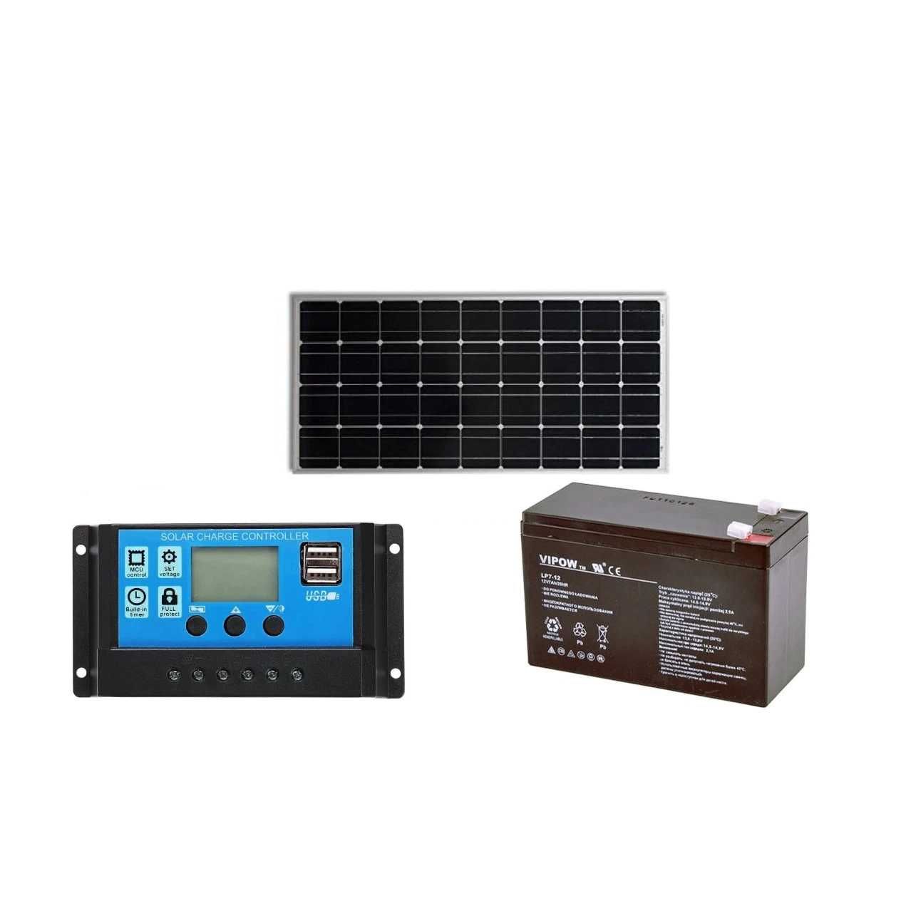 Panou Solar Fotovoltaic Gard electric lumina Stana casa telefon