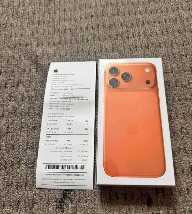 iPhone 17 Pro Max 1T