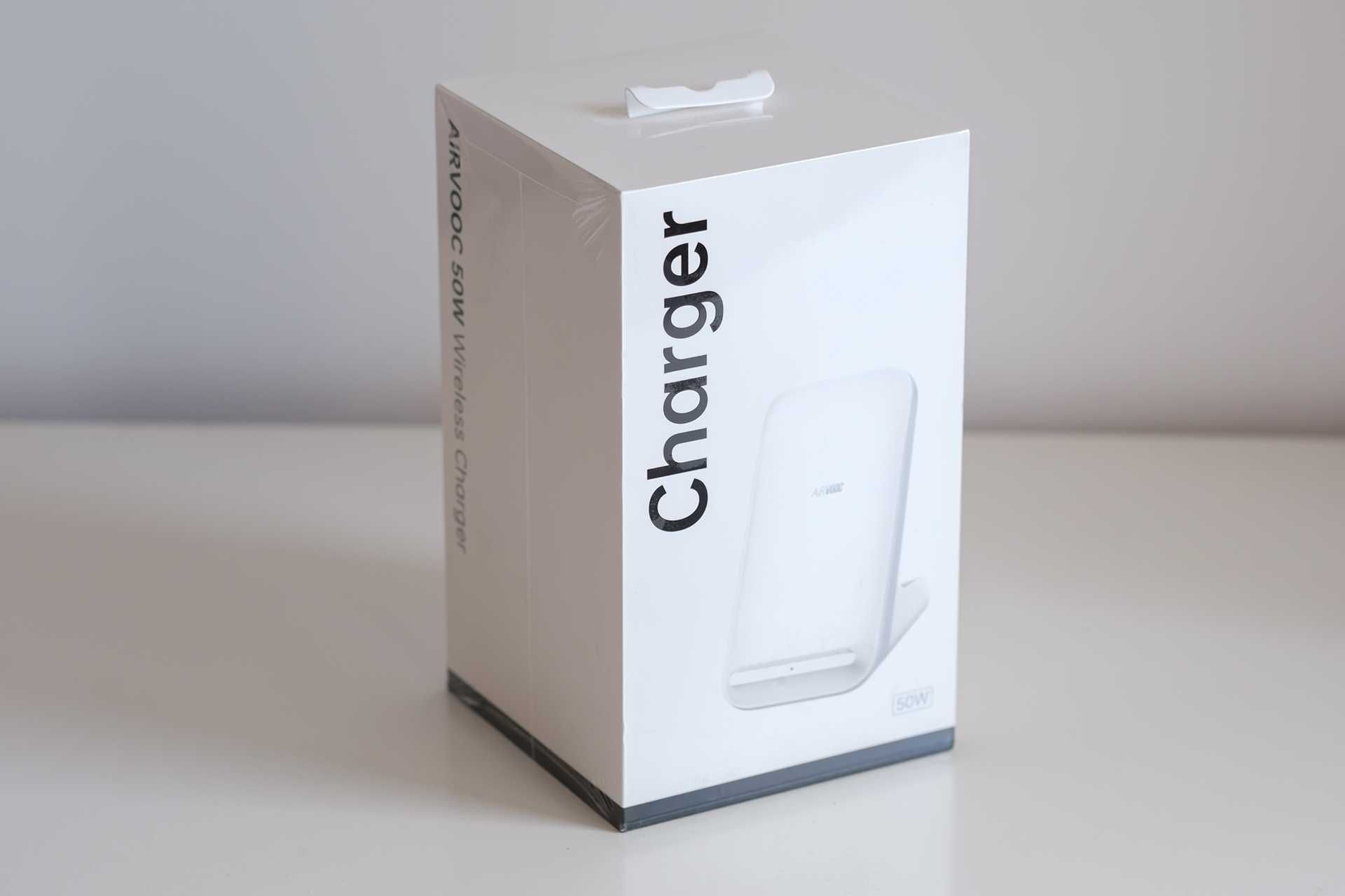 Incarcator wireless fast charge OPPO 50w AirVOOC, Alb