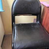 Метални столове с кожа- 5 бр 100лв