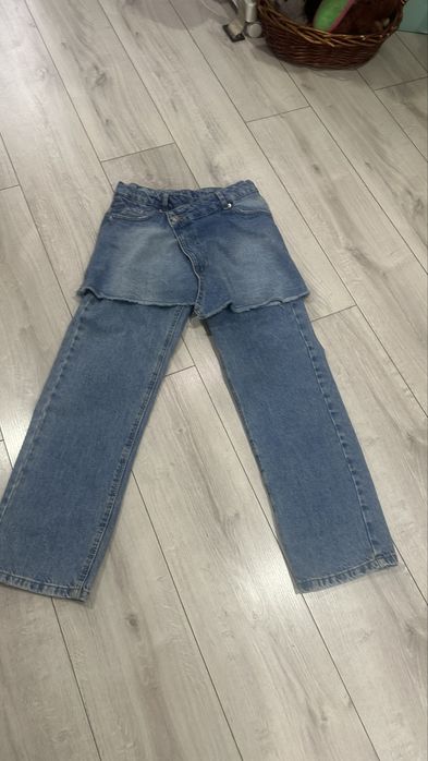Джинсы-юбка,Zara на девочку 9-11 лет