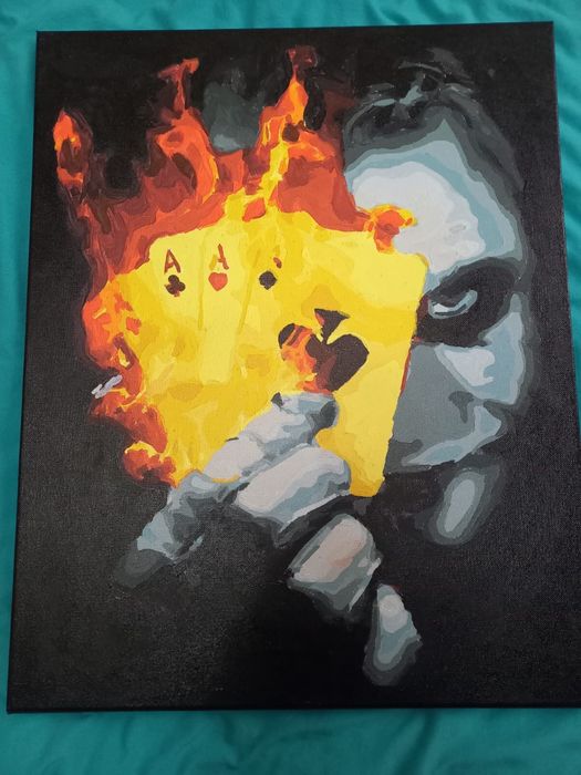 Готовая картина по номерам