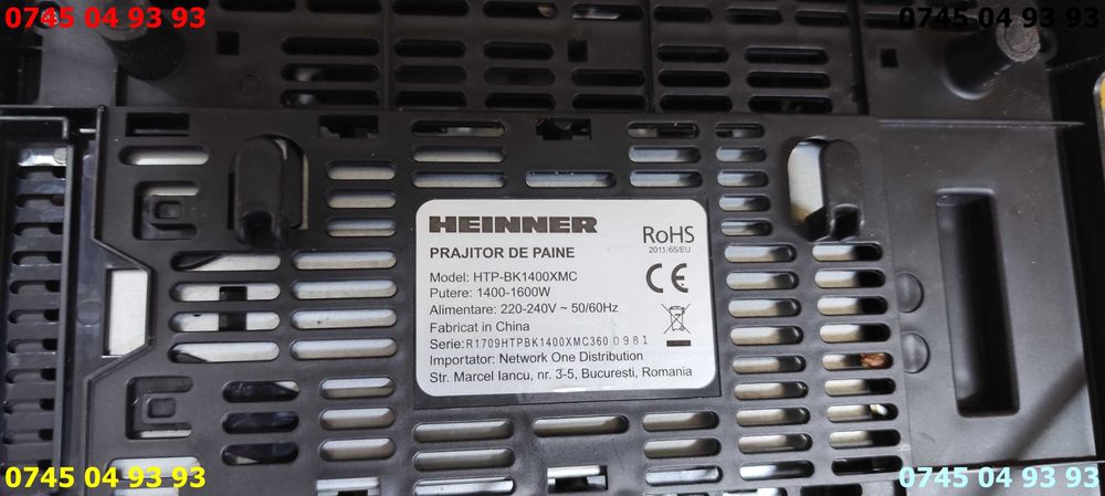 prajitor paine 4 feli heinner HTP BK1400XMC