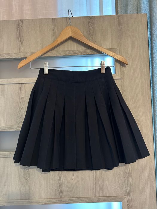 Плисирана пола Pull&Bear – дамска, размер XS