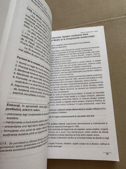 Cărți Bacalaureat Istorie și geografie – clasa a XII-a