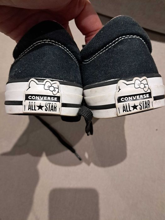 Дамски черни кецове Convers Hello Kitty