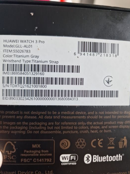 Ceas Huawei watch 3 pro