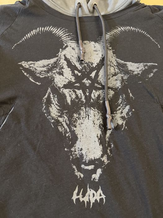 Блуза Luda, размер XS черно-сиво