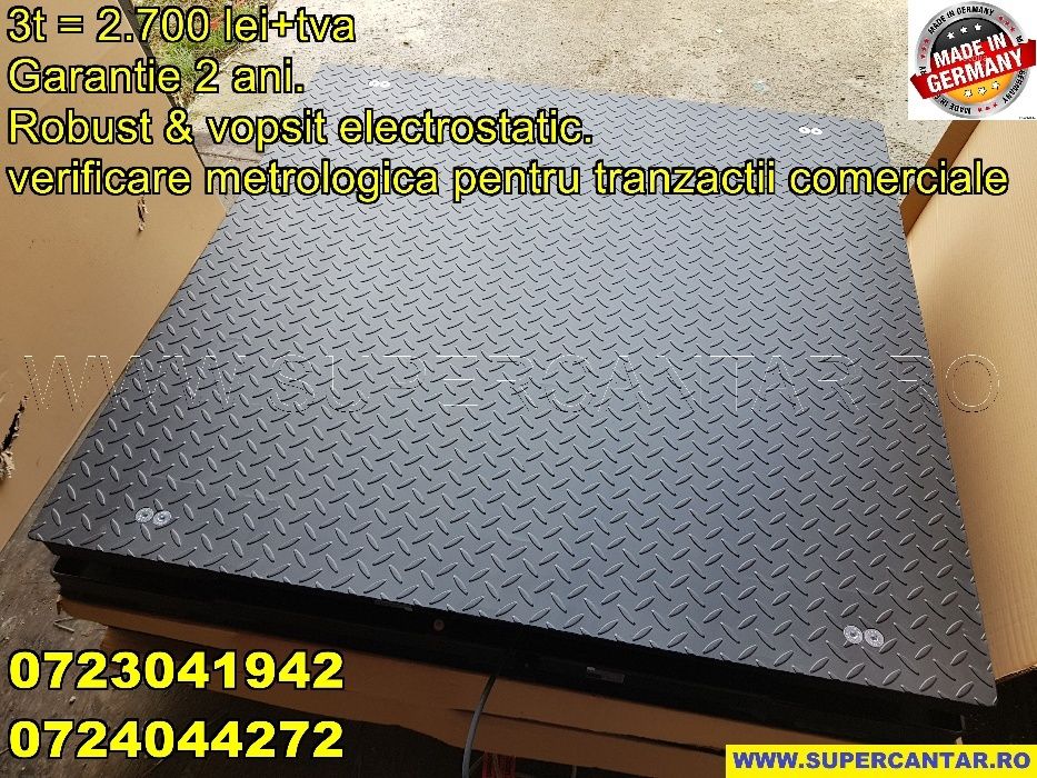 Cantar platforma 3t Omologat
