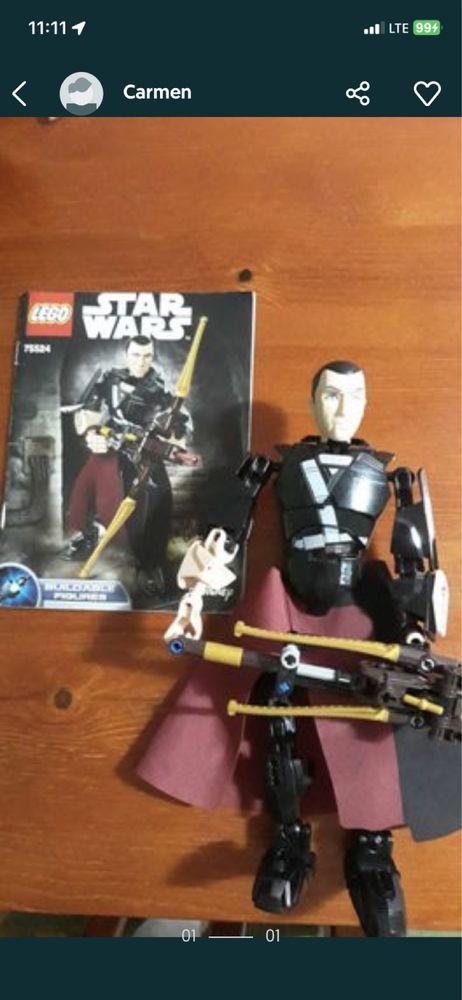 Lego Star Wars Kylo Ren,Chirrut Imwe