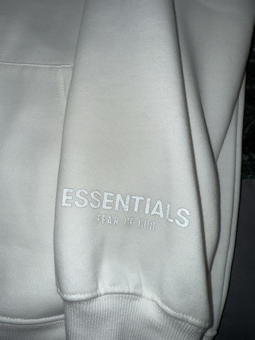 Hanorac essentials alb