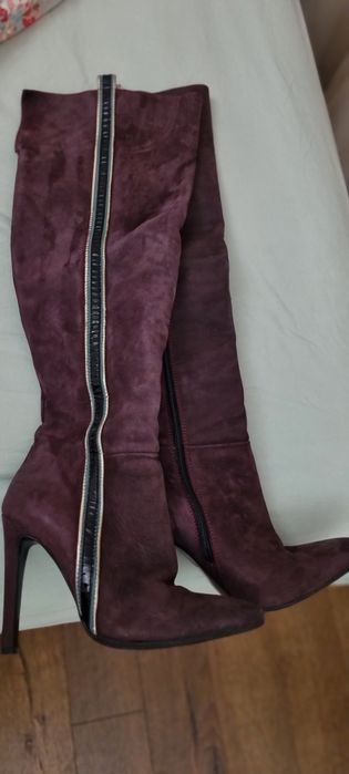 Ботуши естествен велур