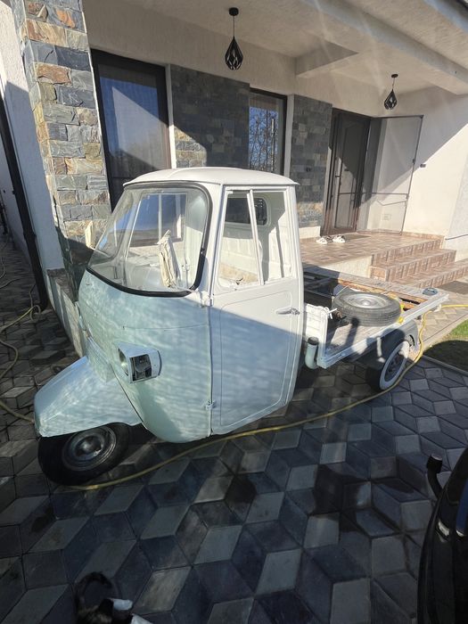 Vând sau schimb Piaggio Ape P601 funcțional - reconditionat