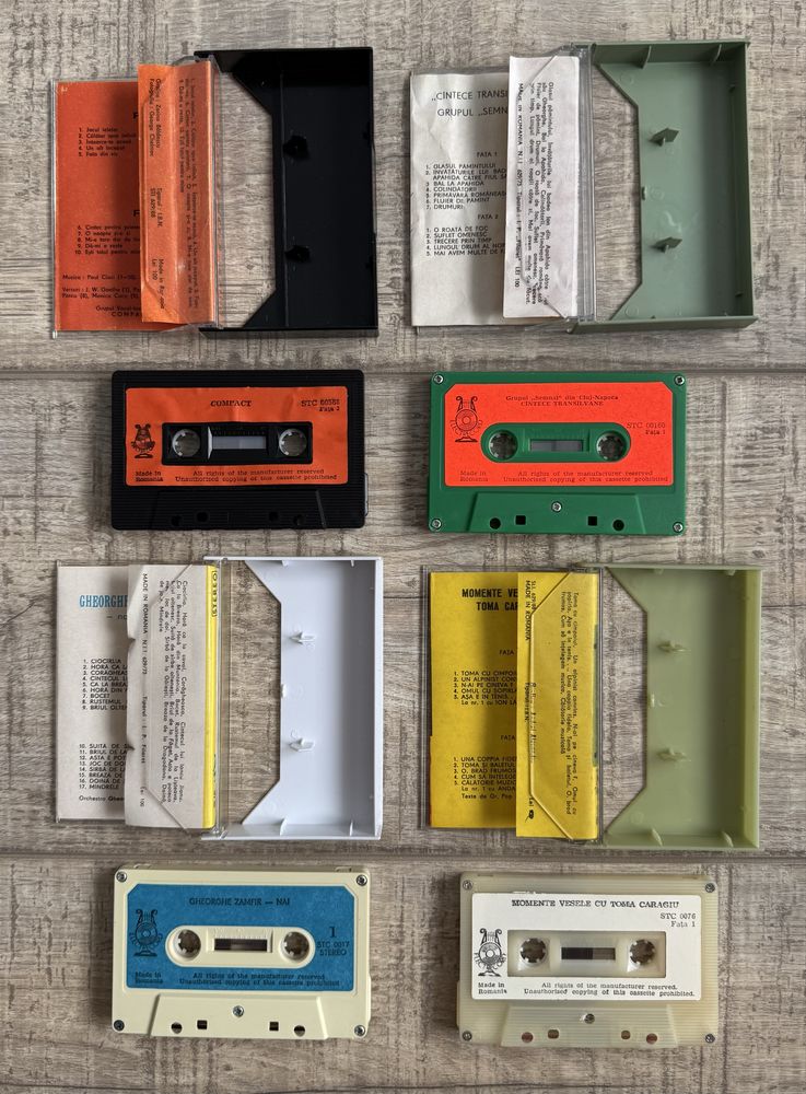 Casete originale muzica romaneasca Electrecord
