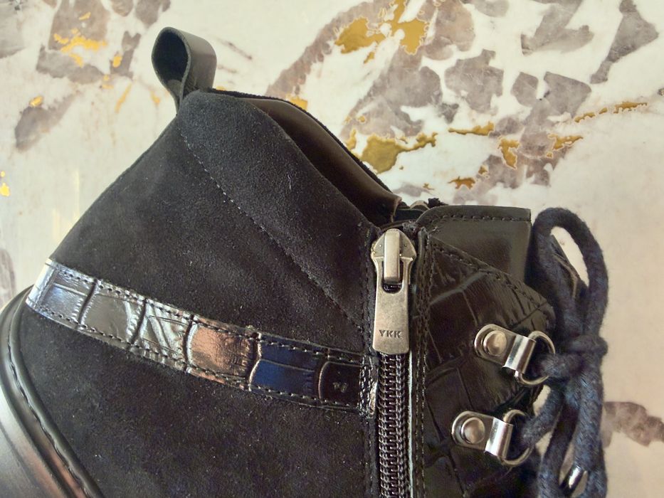 Мужские ботинки из кожа оленя