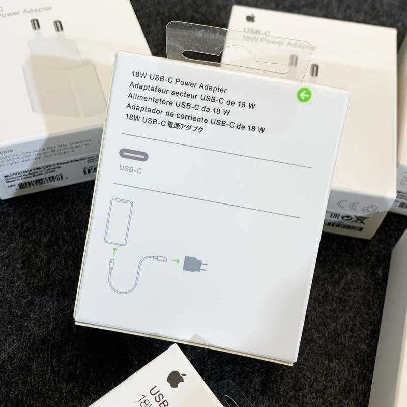 Адаптер зарядки Apple USB Type-C (MU7V2ZM/A) 18 Вт