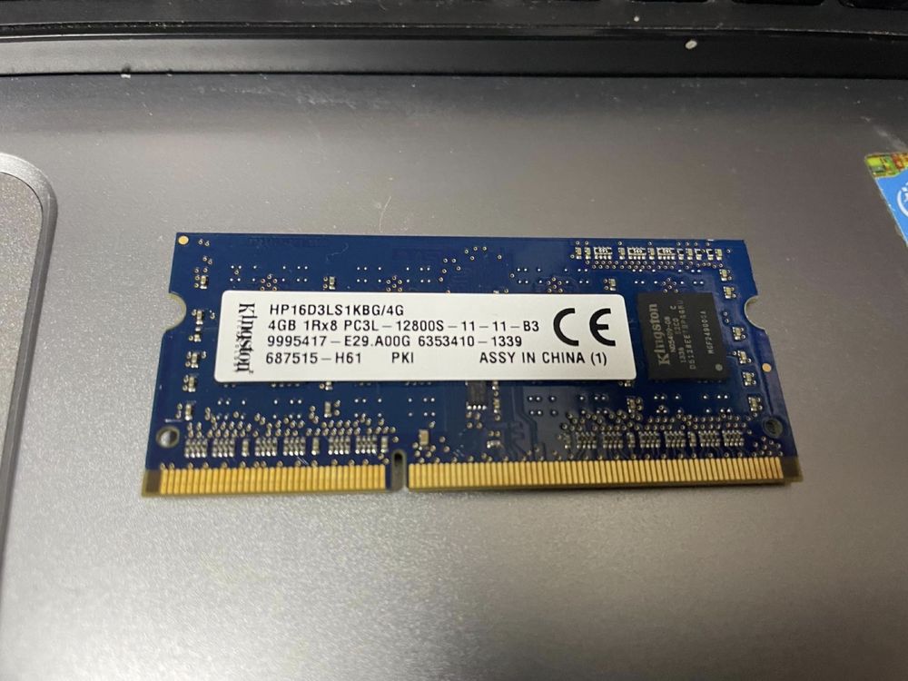 Memorie laptop notebook 4GB DDR3 1600mhz 1.35V