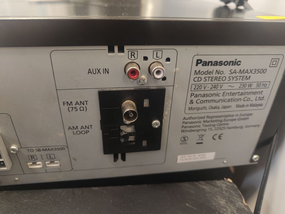 Panasonic SA-MAX 3500