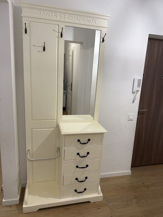 Cuier cu sertare şi oglindă Bretagne