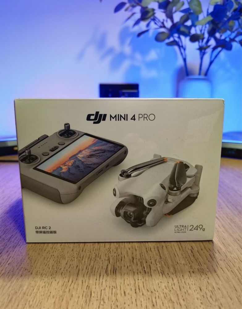 Запечатанный квадрокоптер Dji Mini 4 Pro с [RC-N2]