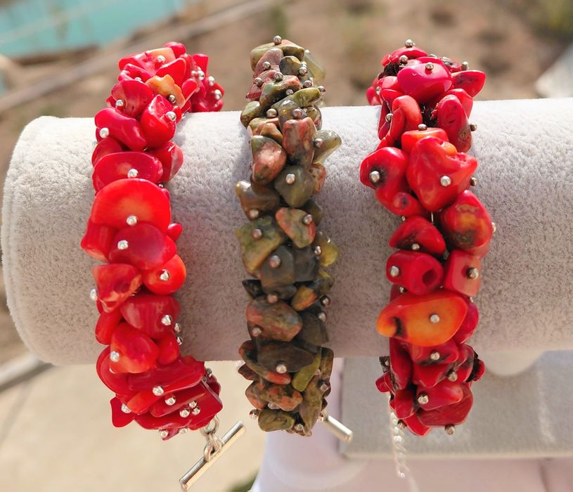 Браслеты из натуральных камней.