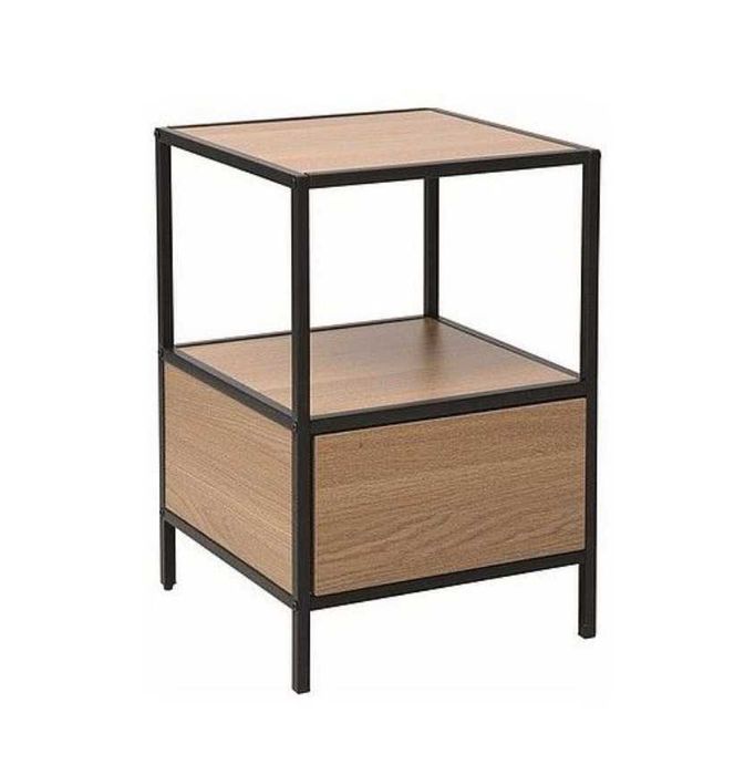 Noptieră TRAPPEDAL 1 sertar stejar/negru pret original 275 RON (JYSK)