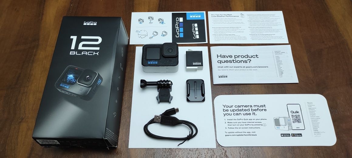 GoPro 12 Hero Black. Новая! + бонус комплектующие