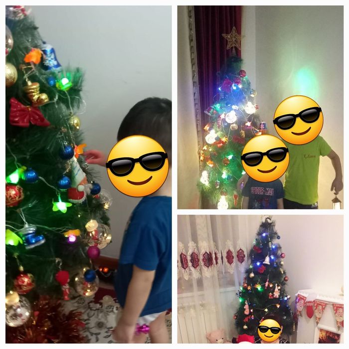 Продам ёлку с игрушками, с гирляндой