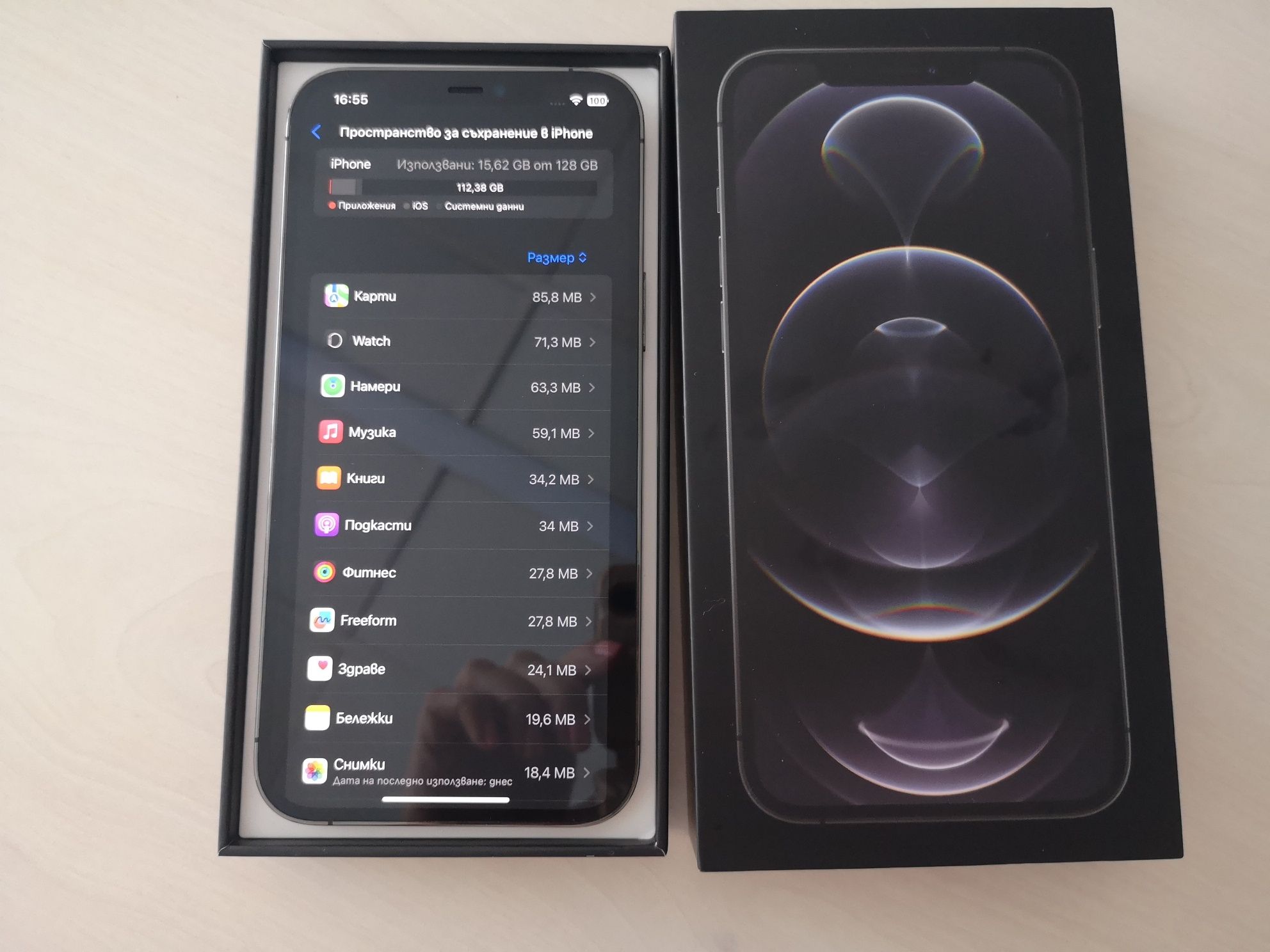 Iphone 12 Pro Max Grafite 128Gb