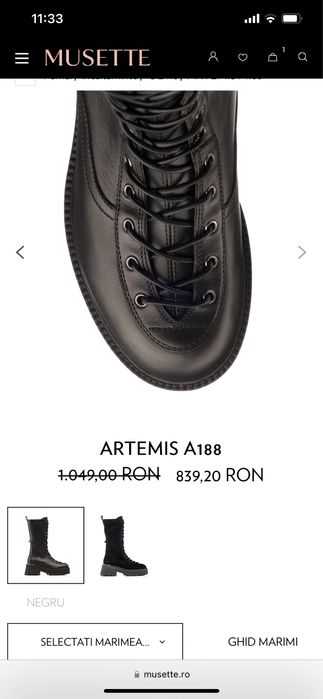 Ghete Musette,model Artemis