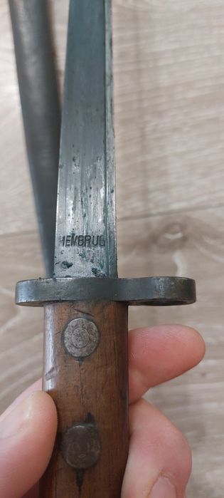 Baionetă Rară Olanda M1895 produsa de "Hembrug"