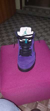 Jordan 5 grape purple 43 fit 42