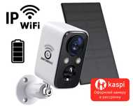 Уличная WiFi камера видеонаблюдения с солнечной панелью