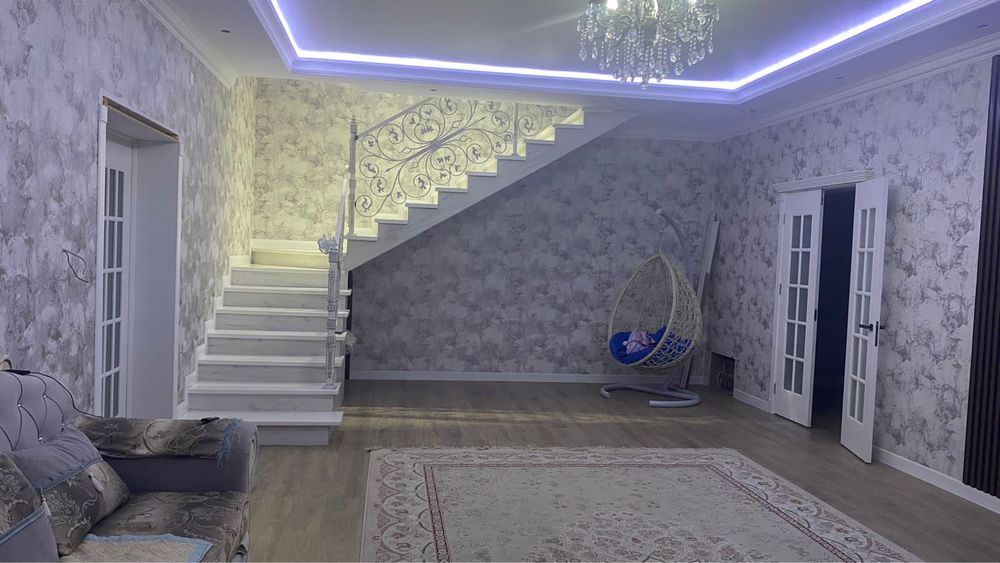 мансардный двухэтажный дом на нуртасе