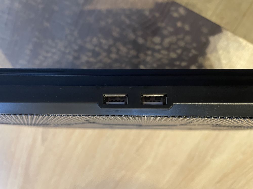 Cooler laptop A+, 15.6”, 6 ventilatoare, negru