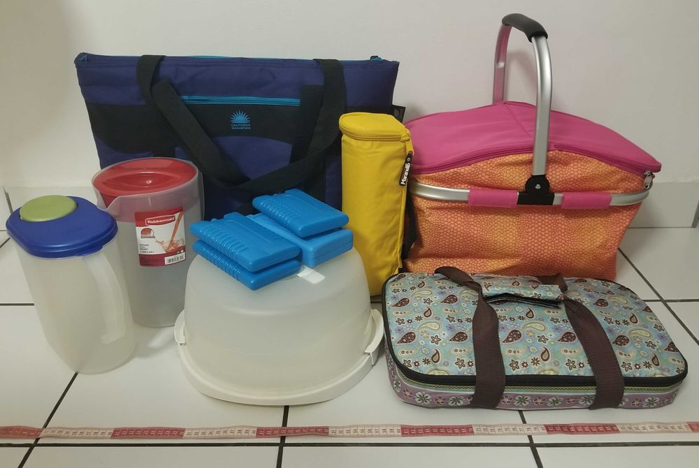 Picnic Gratar Grill Ustensile Geanta Frigorifica Pastile Racire Carafă